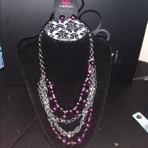 Necklace and earrings